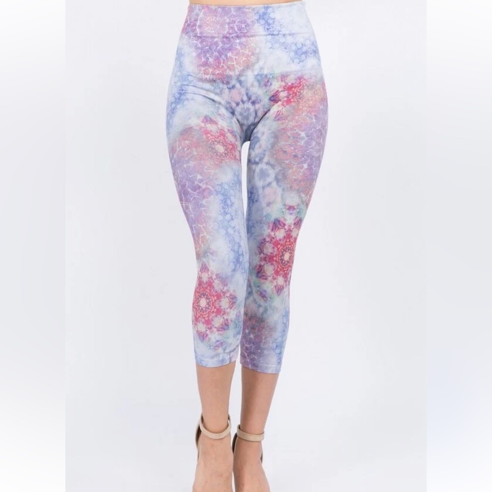 NWT‎ Penelope Womens floral print cropped leggings